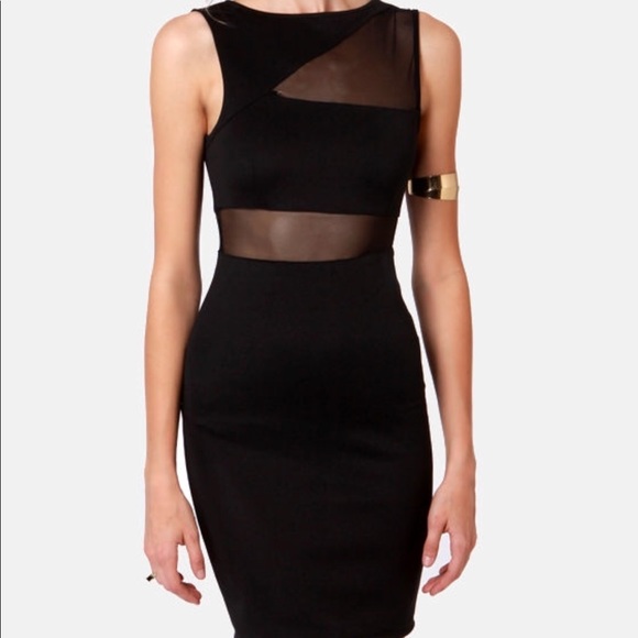 Lulus Dresses & Skirts - Cutout black dress